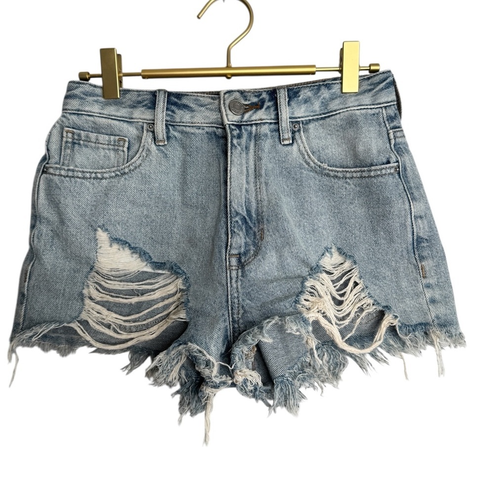PACSUN  Ripped Jean Shorts SIZE 25